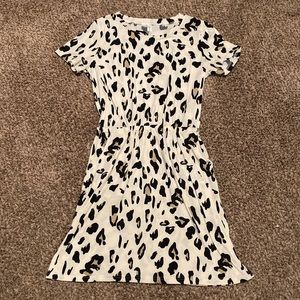 Tickled Teal Animal Print T-shirt Dress